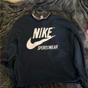 Large deep blue Nike crewneck